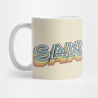 Sanford Retro Typography Faded Style Mug